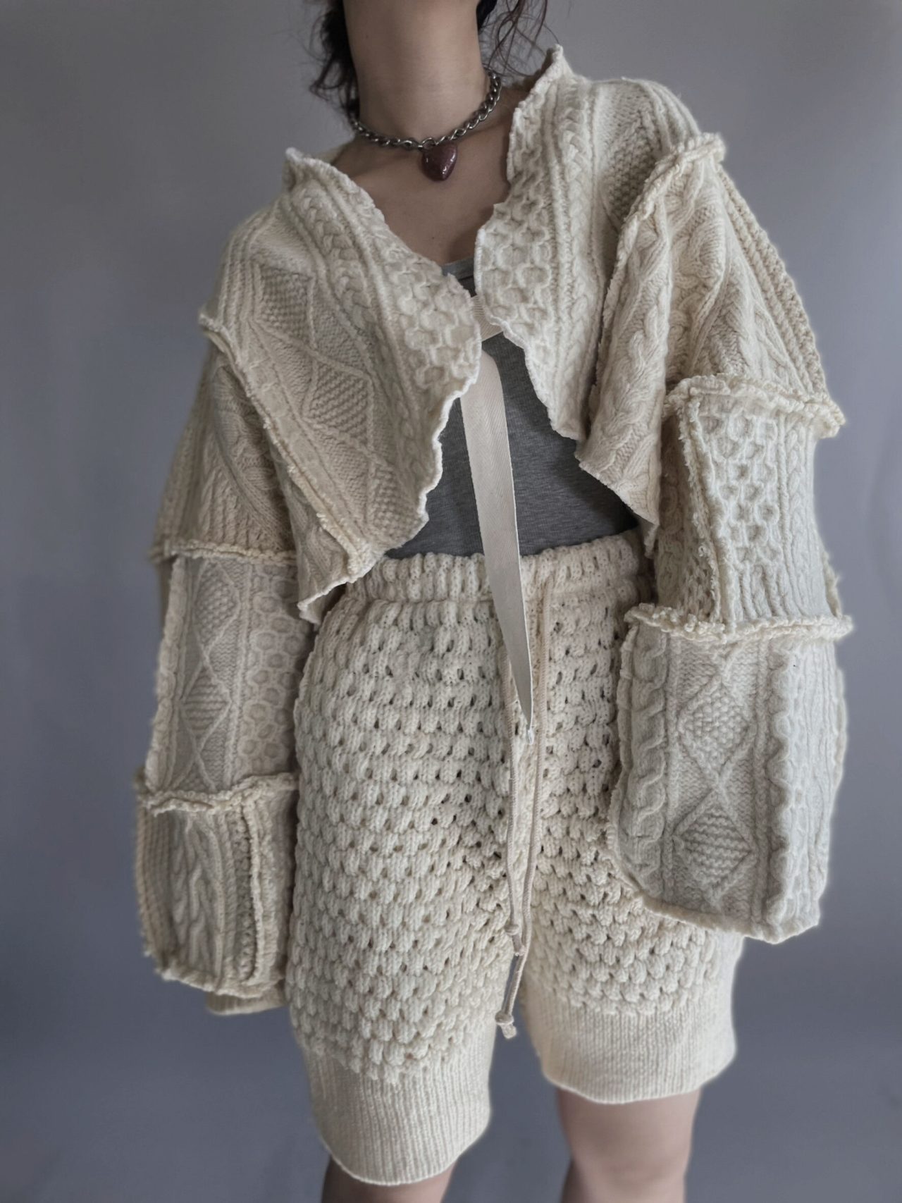 mori market Alan Knit Borelo ボレロ-