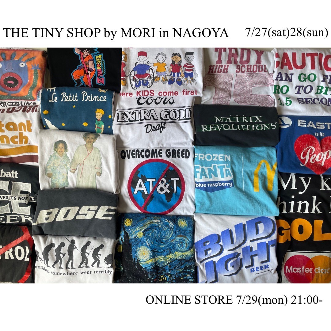 THE TINY SHOP by mori POPUP SHOP IN NAGOYA